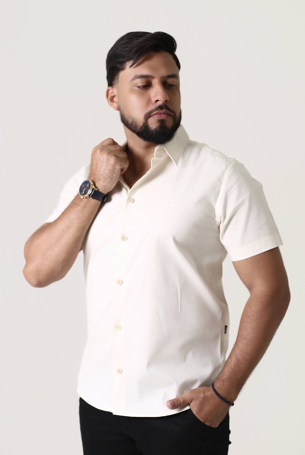 CAMISA TRICOLINE MAS MANGA CURTA SLI