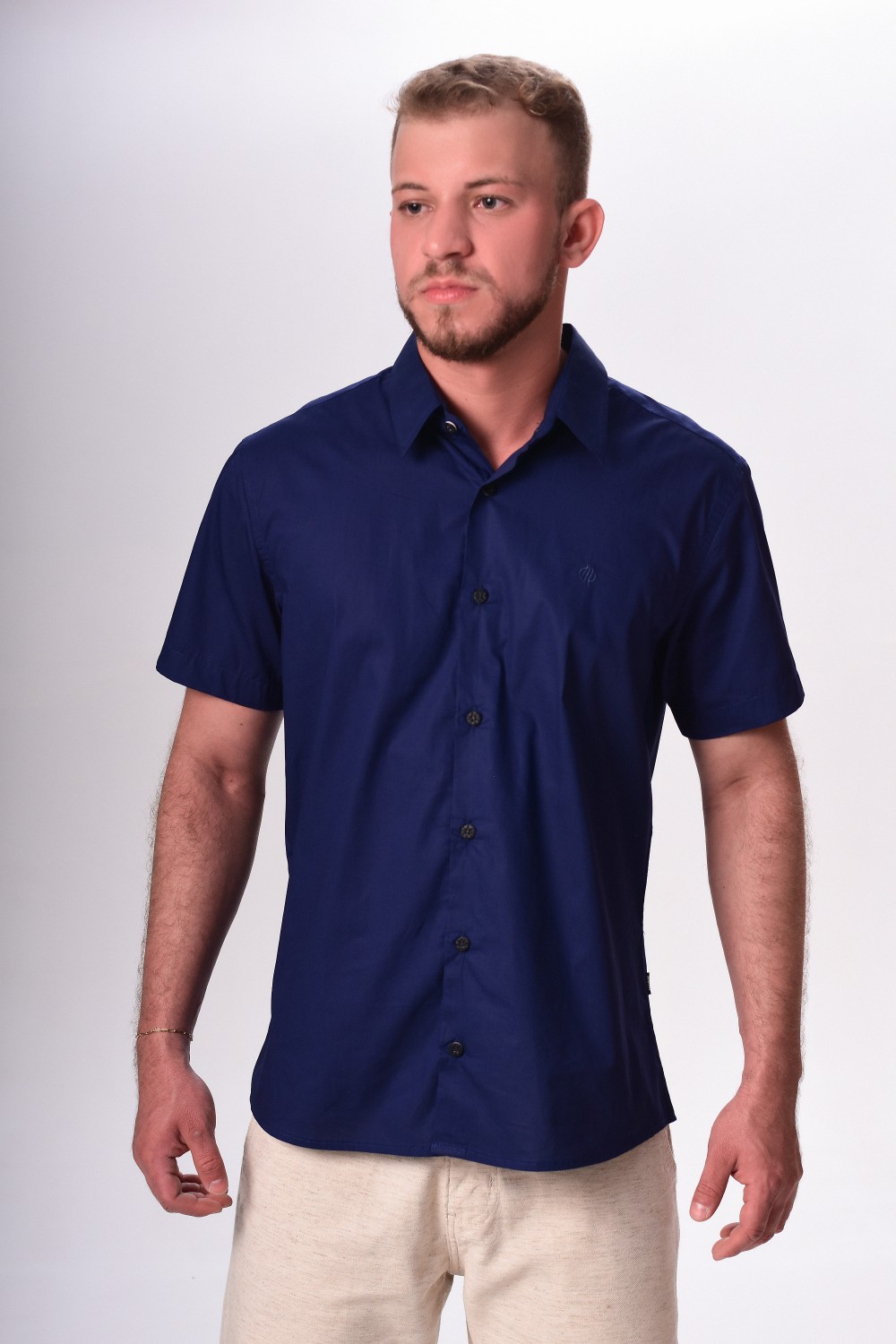 CAMISA ALGODAO MAS MANGA CURTA SLI