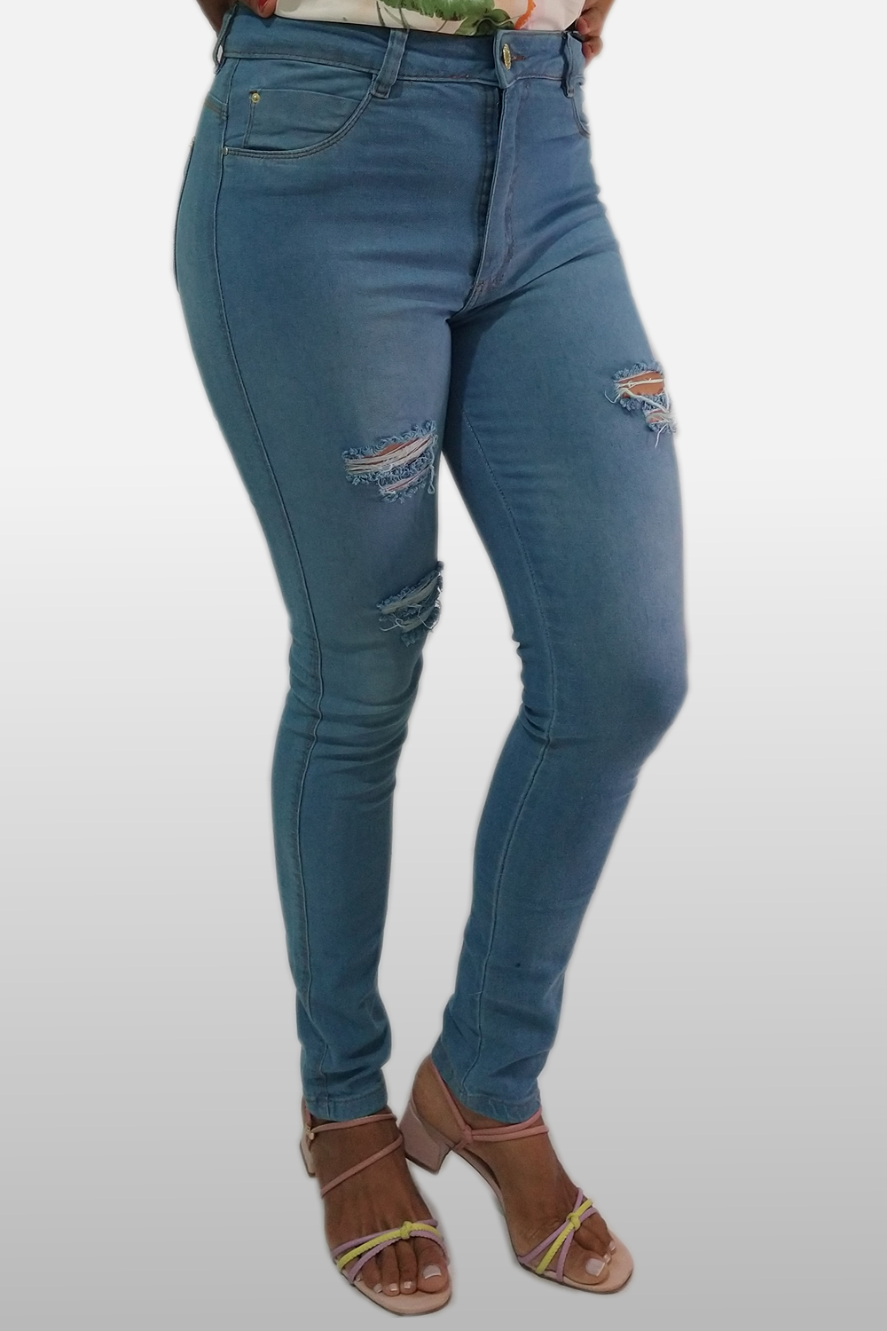 CALCA JEANS EL FEM SUP SK