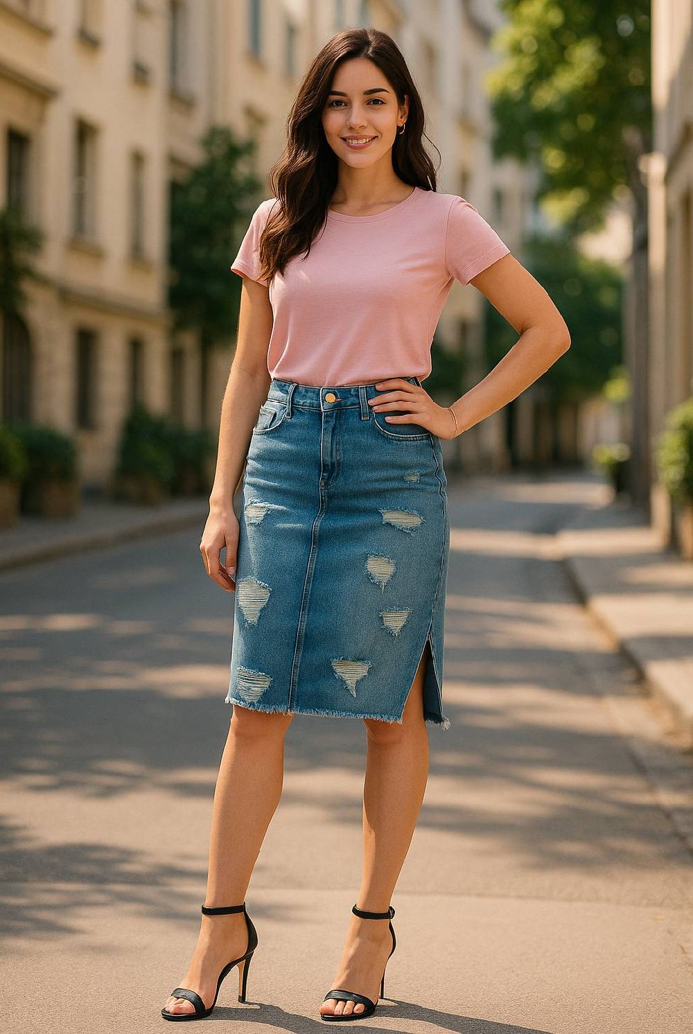 SAIA JEANS EL FEM MIDI