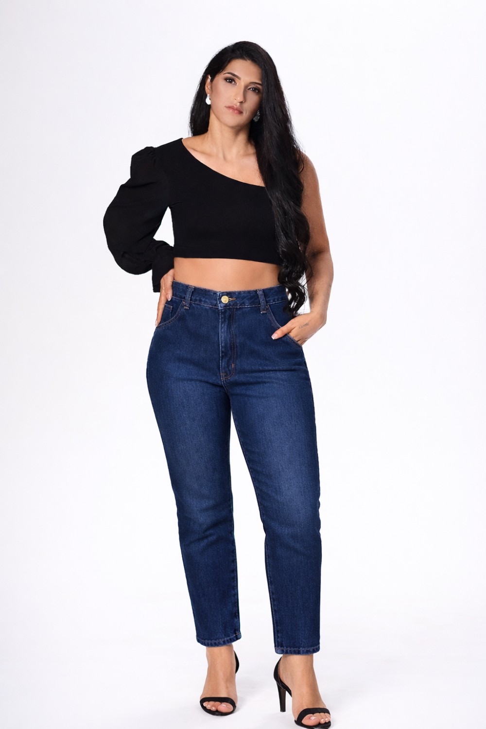 CALCA JEANS FEM CIGARRET