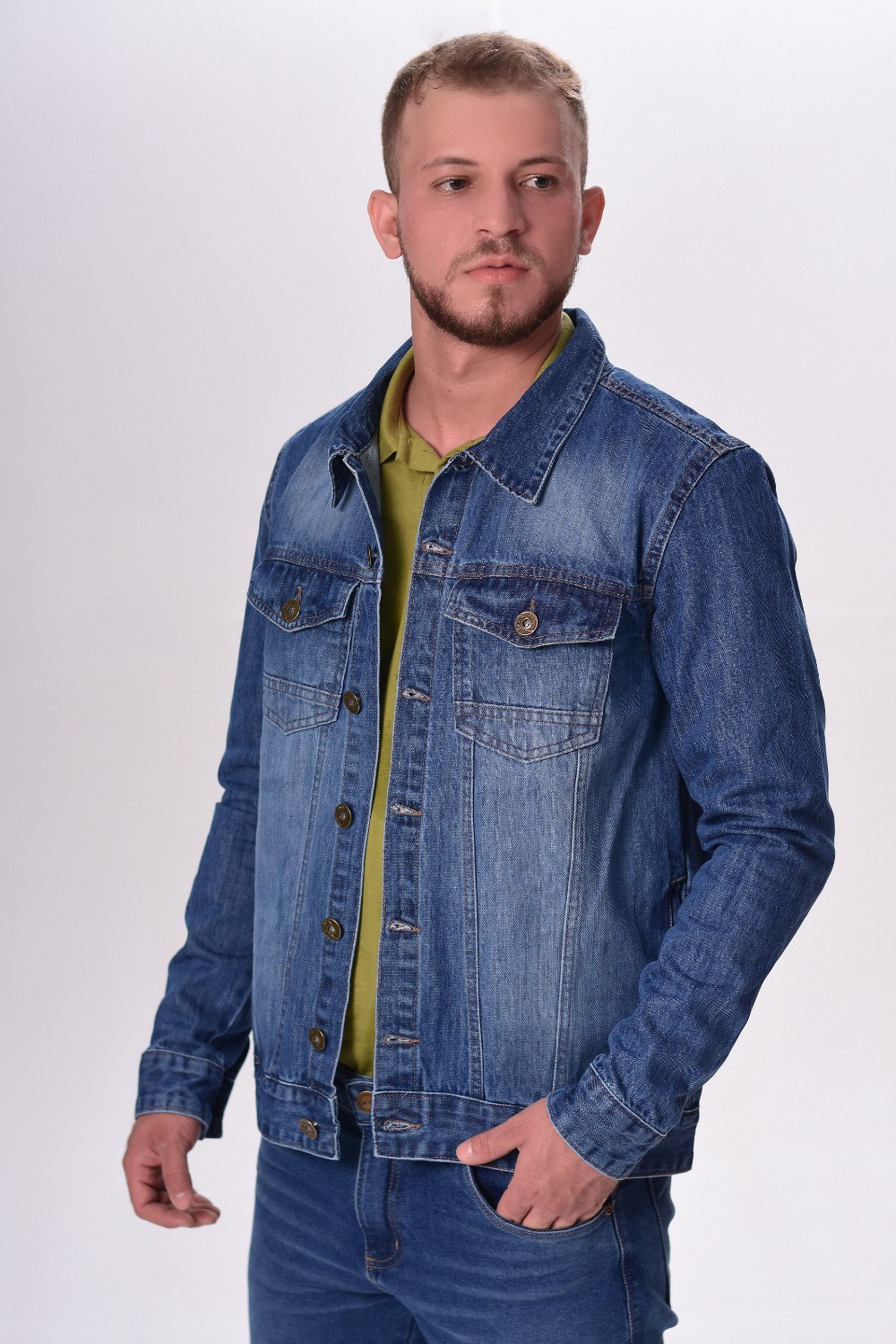 JAQUETA JEANS MAS BASICA