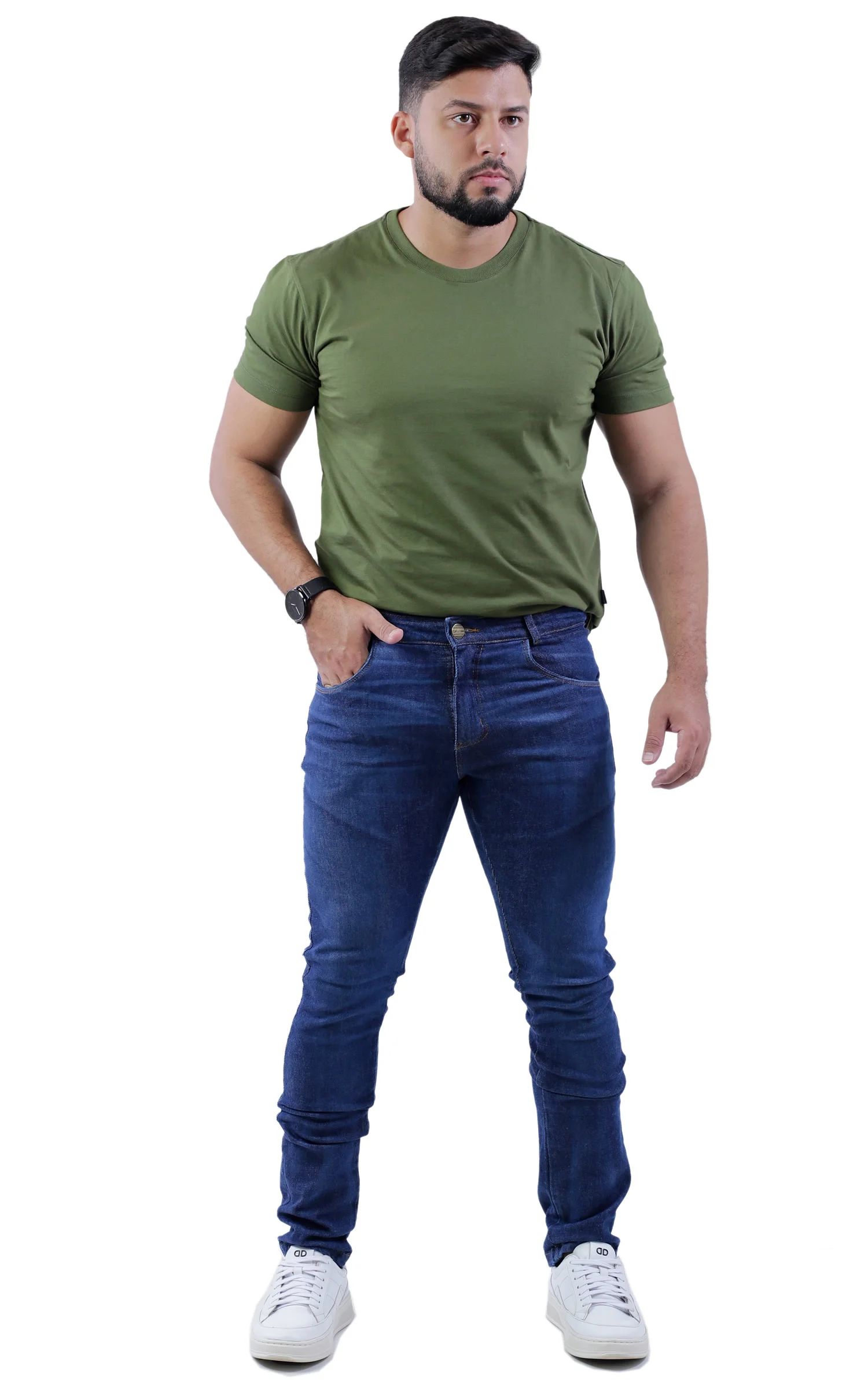 CALCA JEANS ELASTANO MAS SLIM FIT  2123102