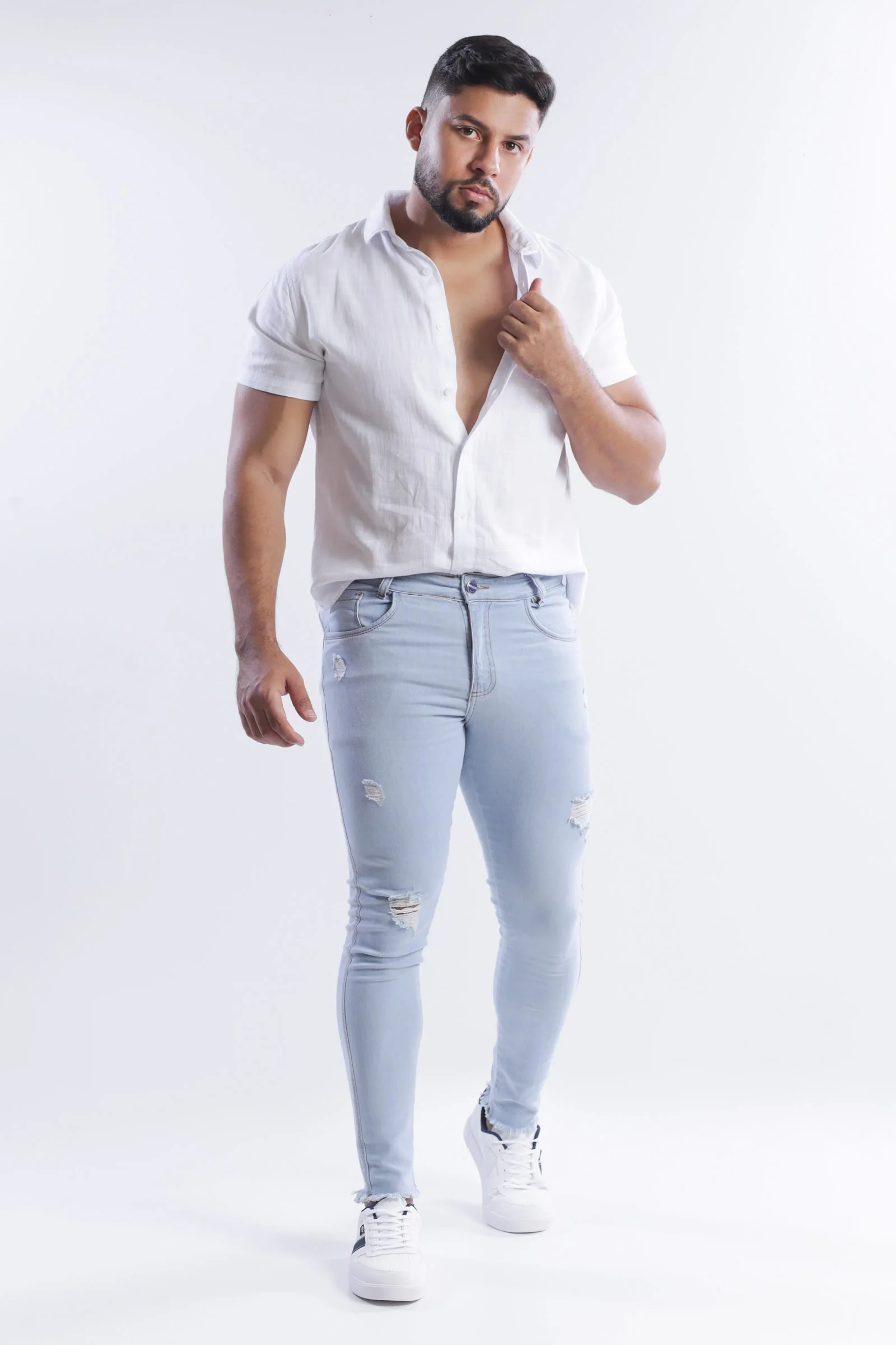 CALCA JEANS ELASTANO MAS SKINNY 