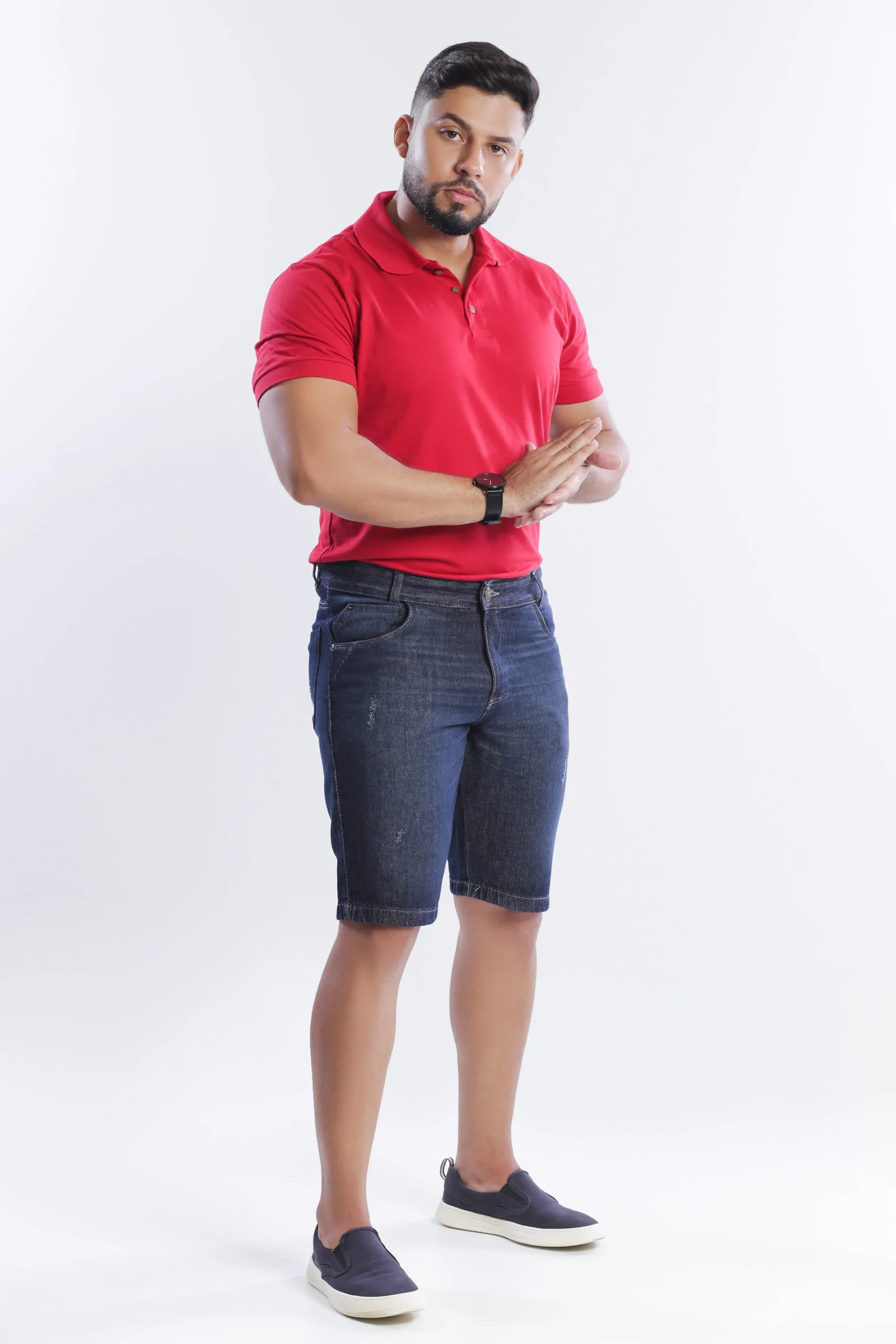 BERMUDA JEANS MAS BASICA 