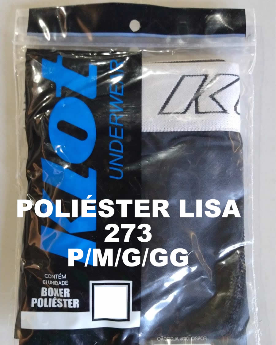 CUECA POLIESTER MAS BOXER LISA 273 CUECA B