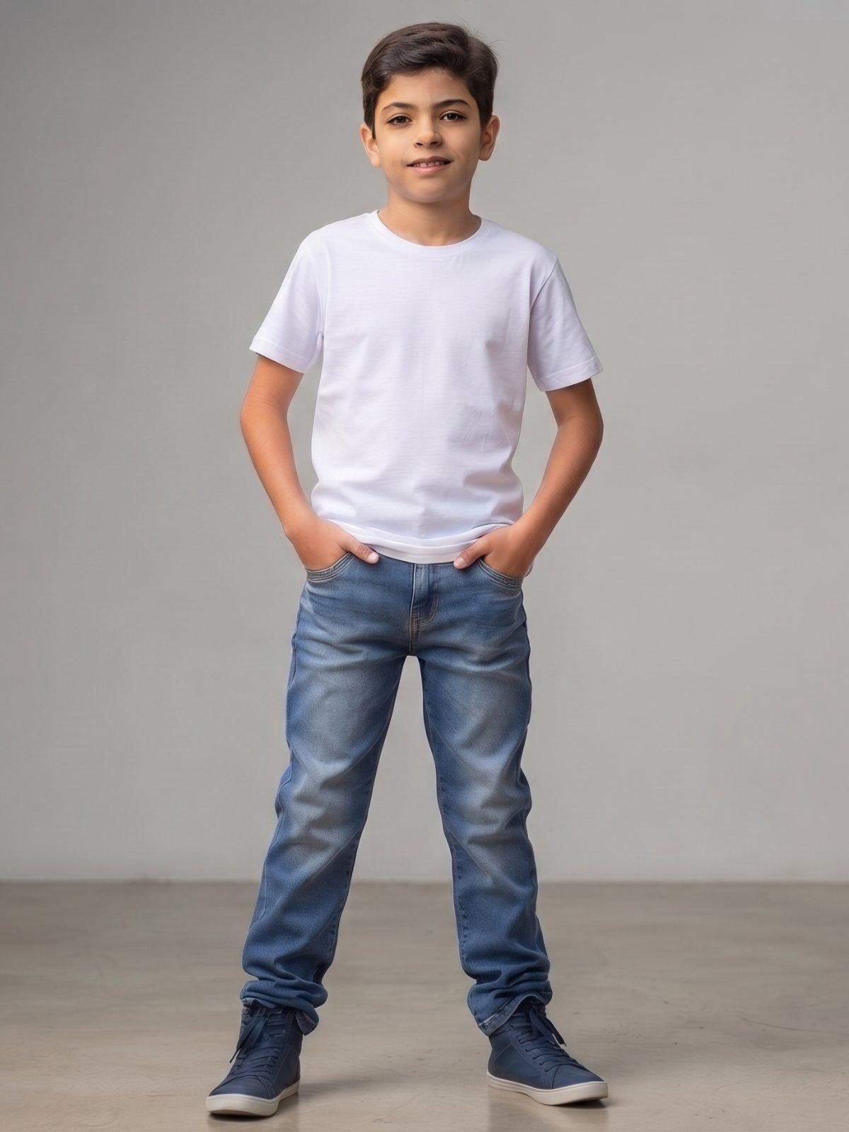 CALCA JEANS JUV. MAS .