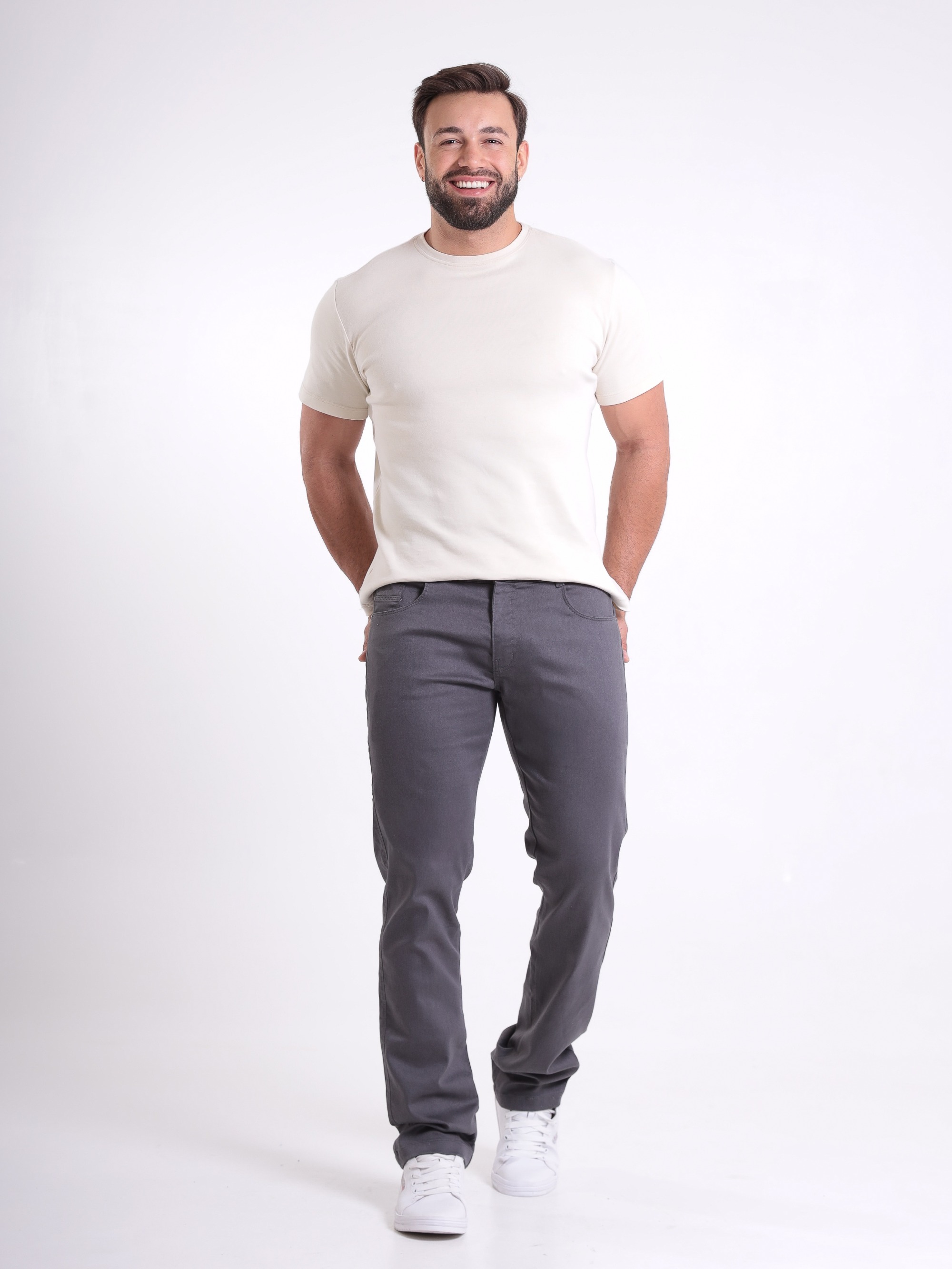 CALCA SARJA ELAST MAS ANT FIT