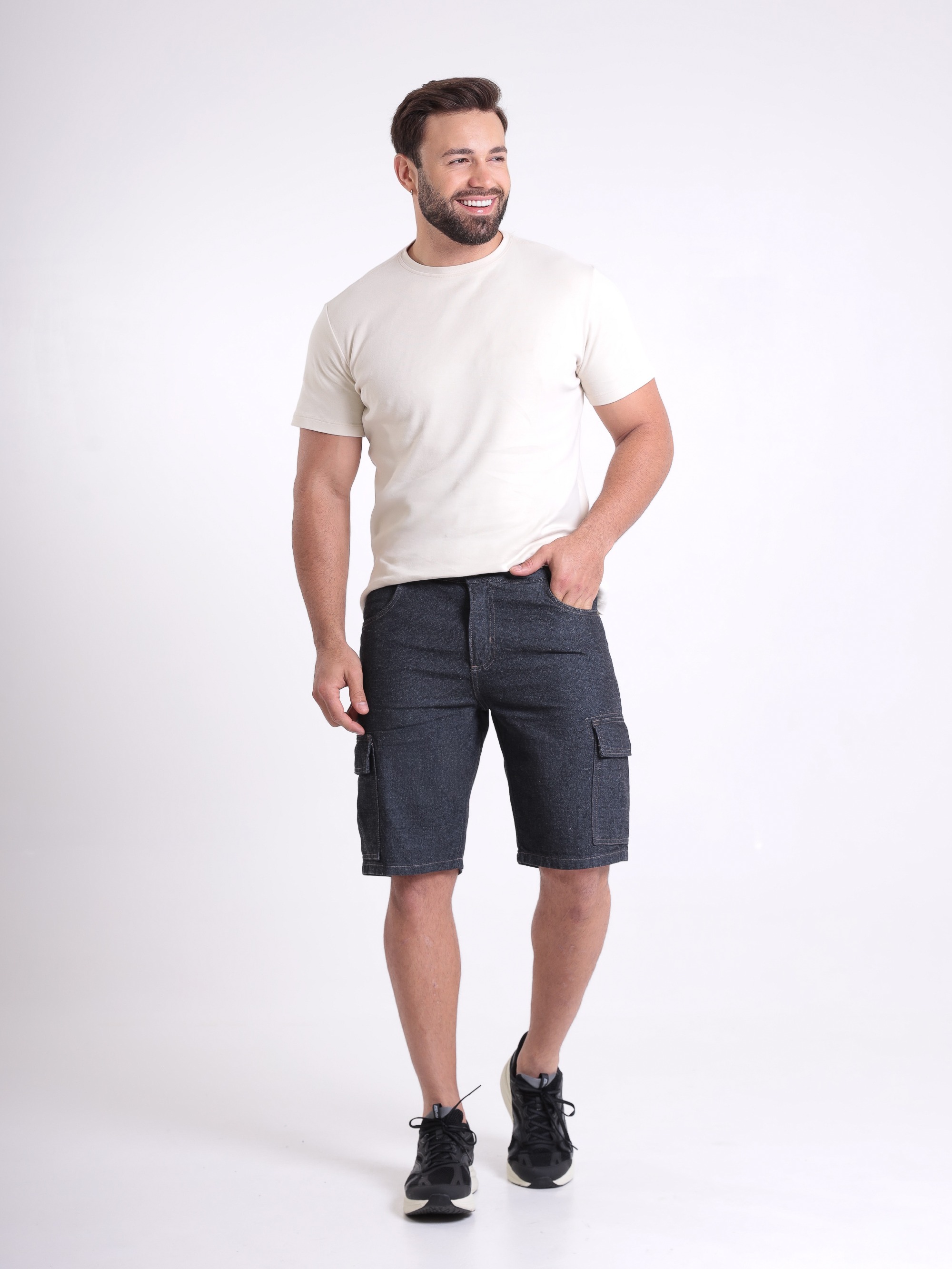 BERMUDA JEANS MAS CARGO