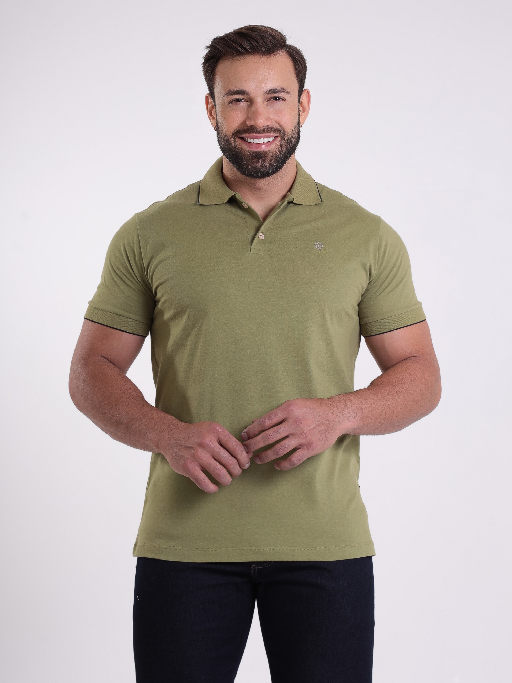 CAMISETA MALHA MAS GOLA POLO