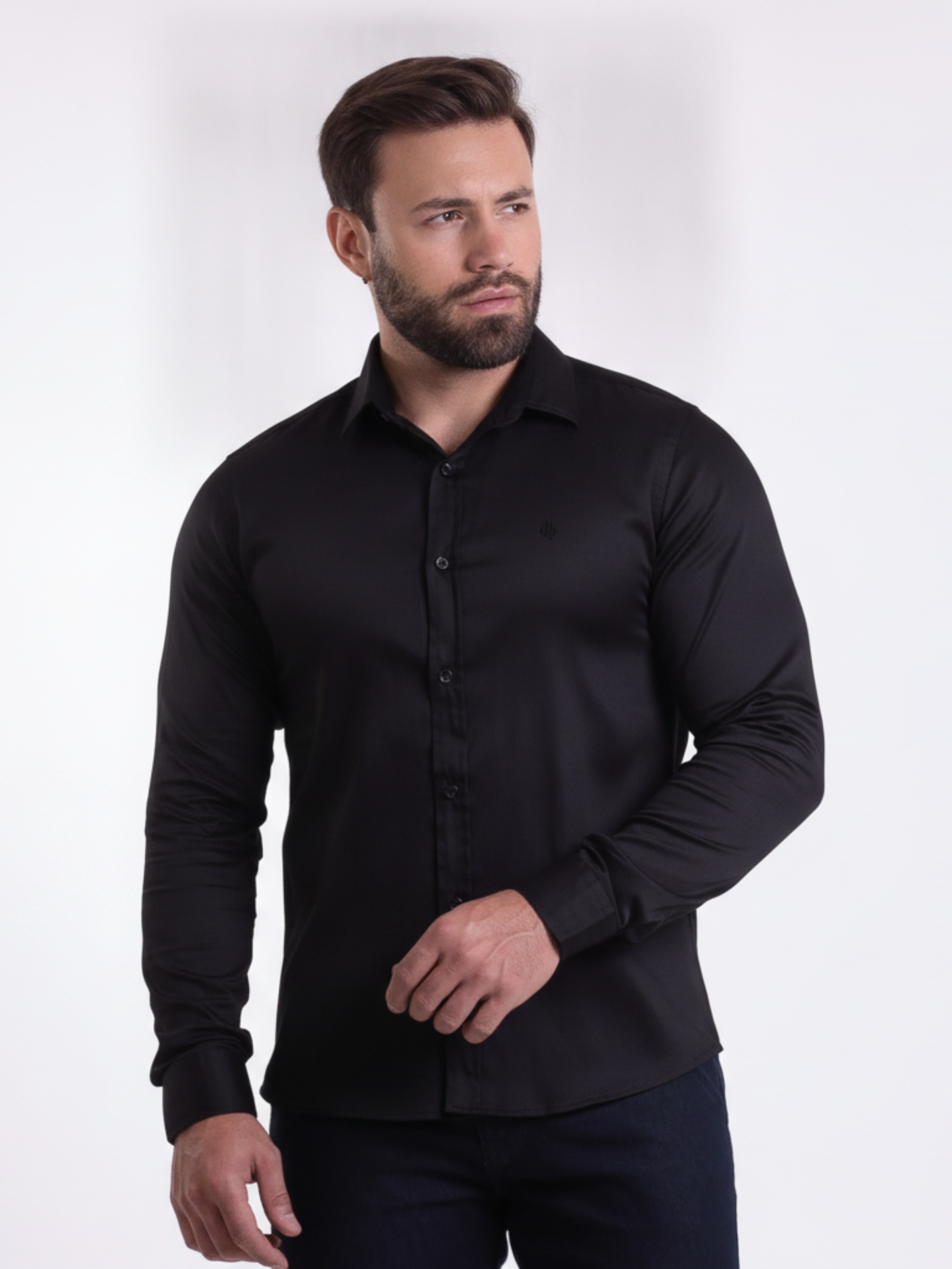 CAMISA TRIC. ACETINADO MAS MANGA LONGA SLI
