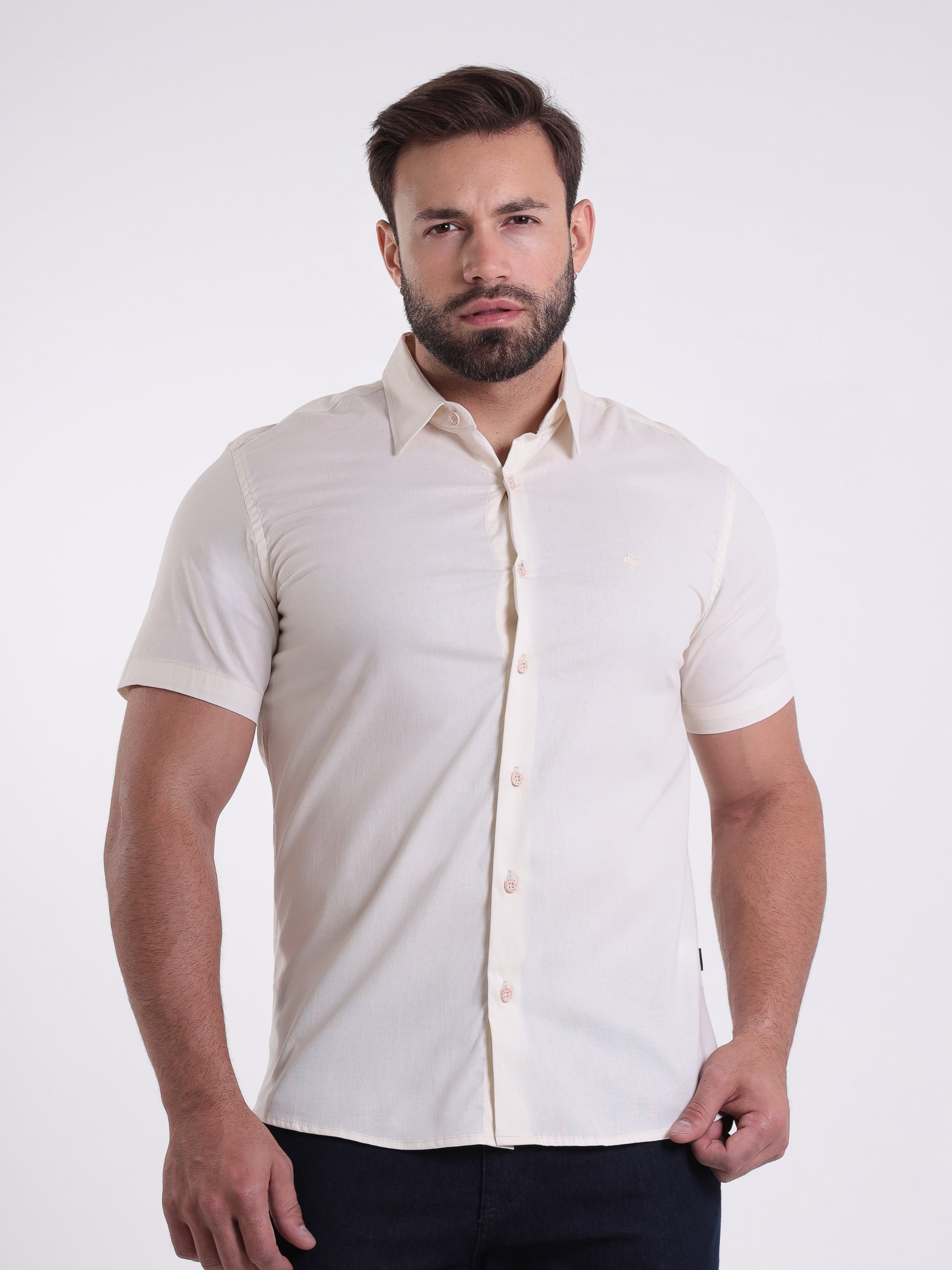 CAMISA TRICOLINE MAS MANGA CURTA SLI