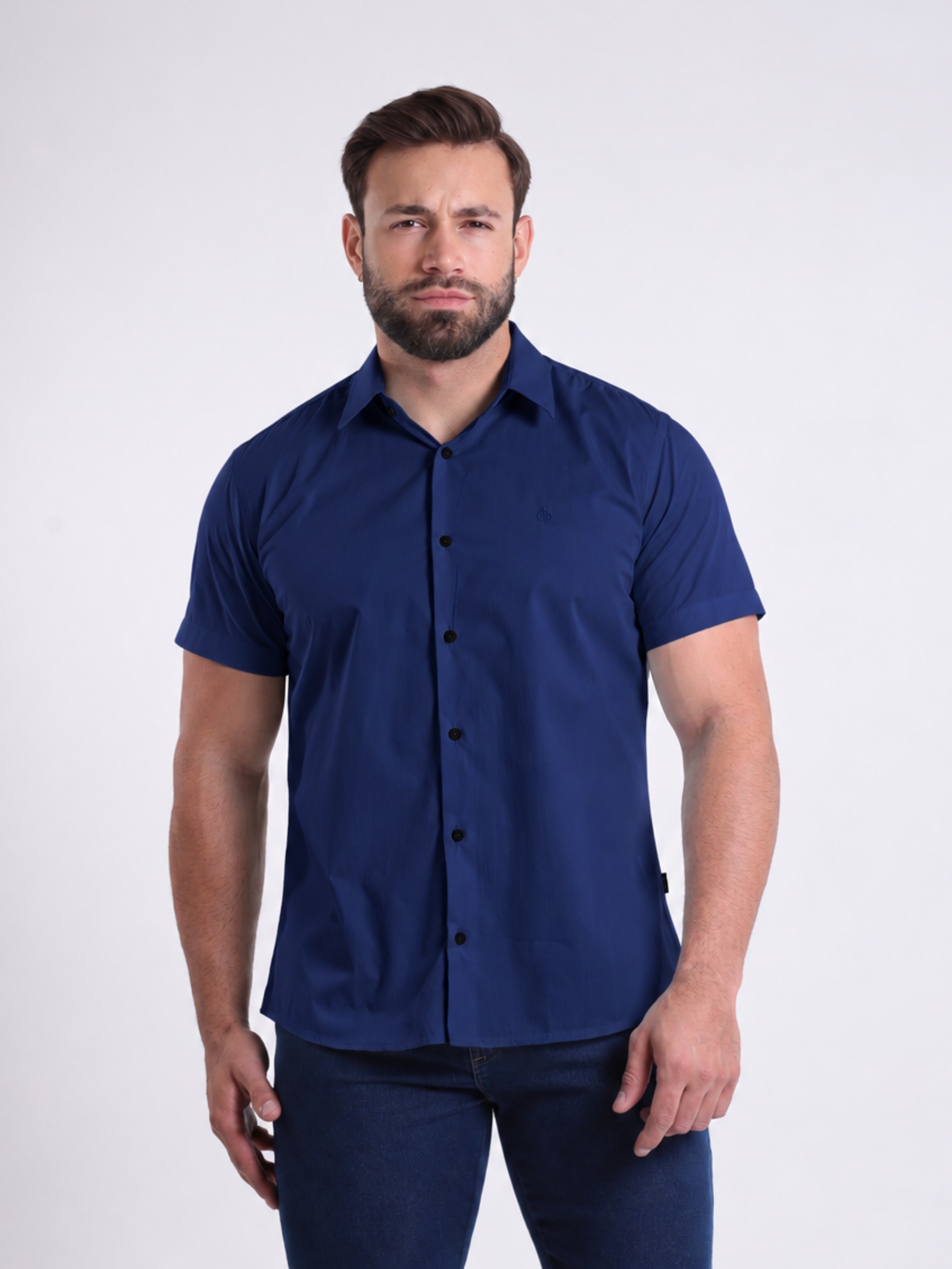 CAMISA ALGODAO MAS MANGA CURTA SLI