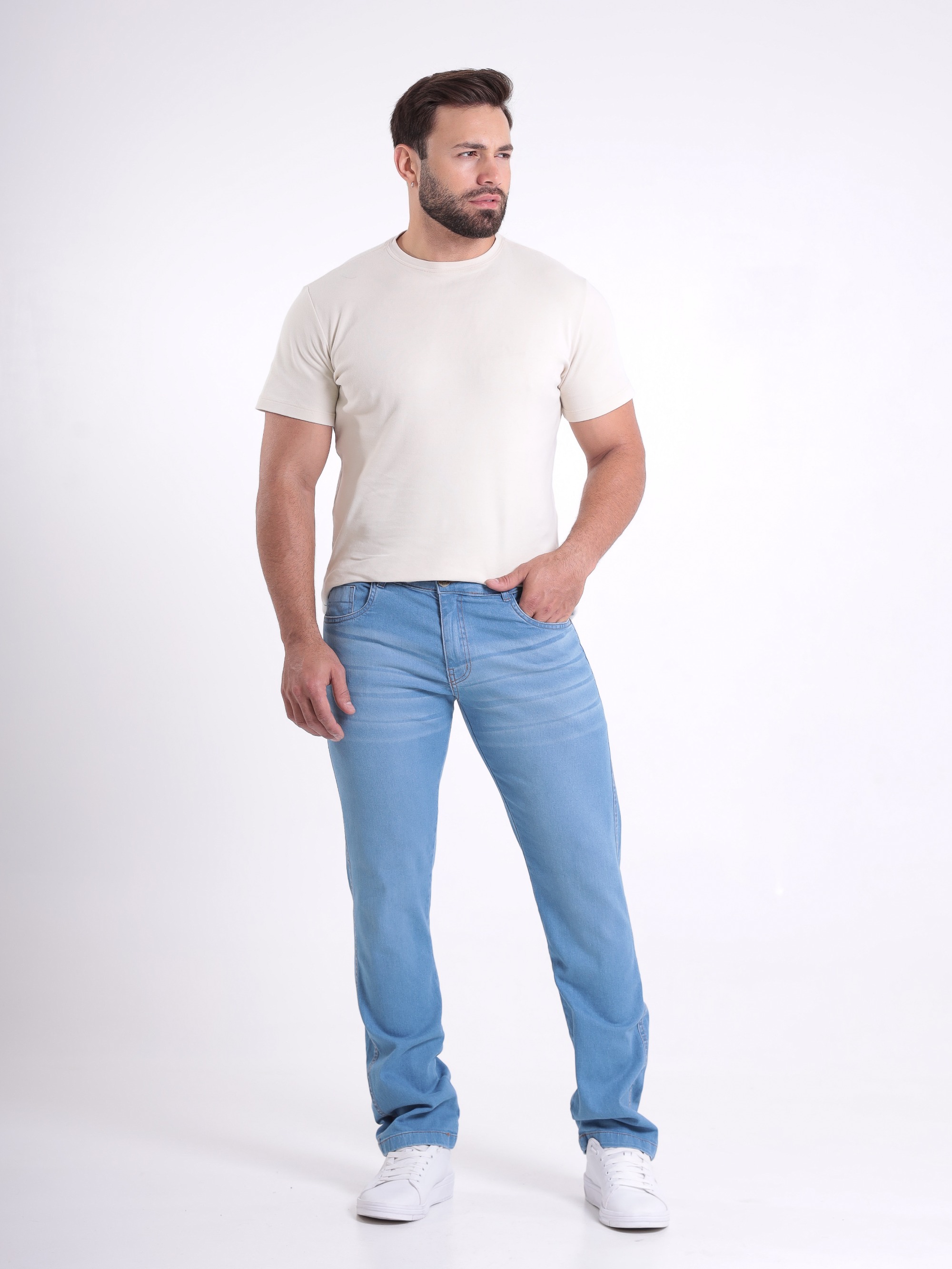 CALÇA JEANS ELASTANO  ANT FIT MASC