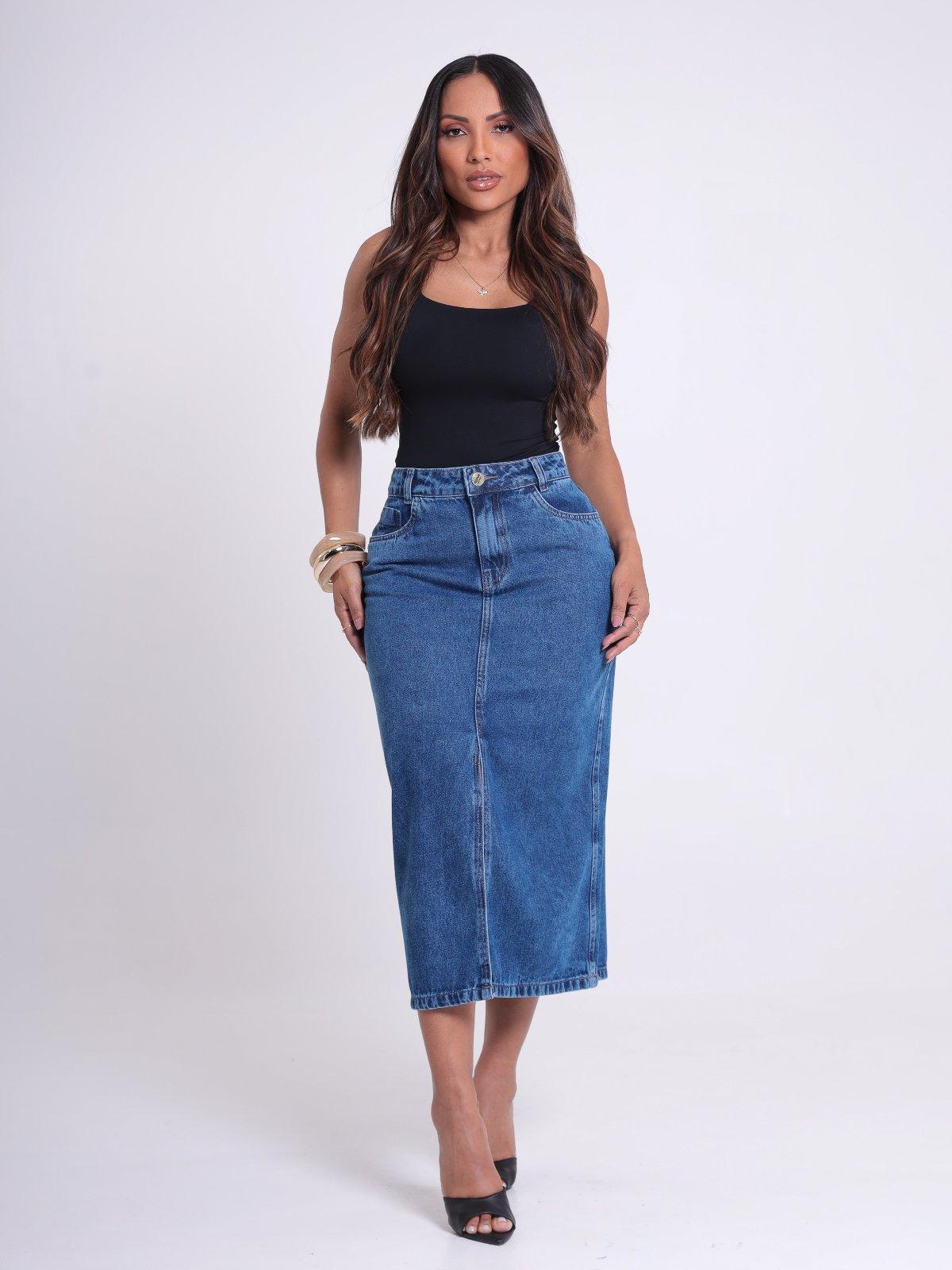 SAIA MIDI JEANS FEM 2126401