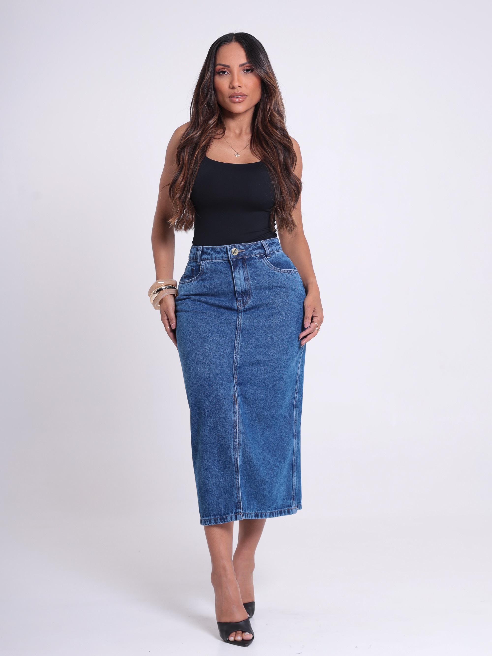 SAIA MIDI JEANS FEM 2126401